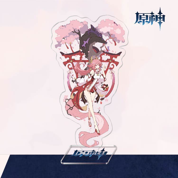 Аниме сексуальная фигурка Genshin Impact Kaedehara Kazuha Kamisato Ayaka Xiao Hutao, акриловая подставка, модель, тарелка, декор для стола, косплей