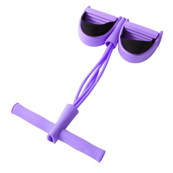 Многофункциональный 4/6-трубный педальный эспандер, эластичная лента сопротивления с ручкой, эластичная веревка для йоги и упражнений на пресс, мужской/женский педальный тренажер, оборудование для тренировок