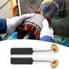 10pcs 6x6x20mm Carbon Brushes For Electric Motor Drill Angle Grinder New