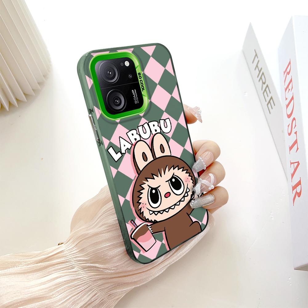 Окрашенный узор, цветной серебристый, двухсторонний, жесткий, противоударный чехол для телефона Xiaomi Redmi Poco