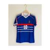 France Zidane Legend Retro Soccer Jersey Breathable Polyester Jersey Astroturf Jersey