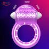 Cock Rings Bullet Vibrator Penis Exerciser Male Masturbation Lock Sperm Sex Toys for Men