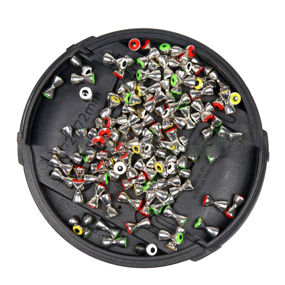 3.2/4.0/4.8 мм DIY быстро тонущий материал для вязания мушек крючки-глазки бусины для вязания мушек латунные гантельные глазки