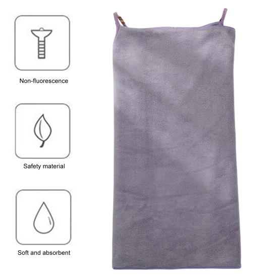 Пляжное полотенце Регулируемые мягкие безворсовые бретельки для спагетти Быстросохнущее Супервпитывающее Удобная ванна Ультрамягкое пригодное для носки банное полотенце Ежедневное использование