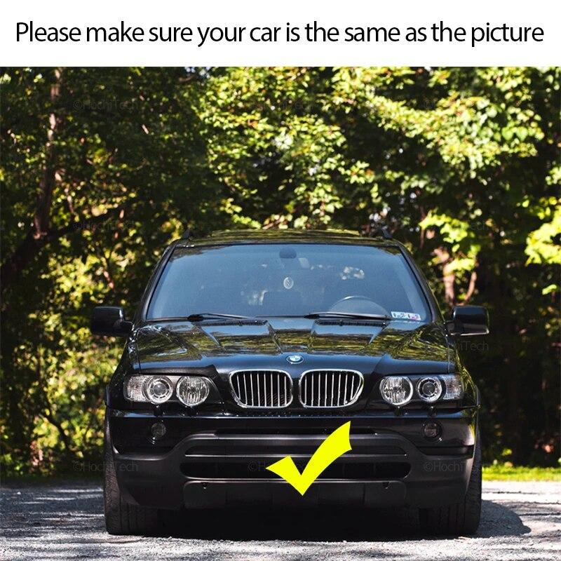 Решетки переднего бампера автомобиля для BMW X5 E53 Pre-LCI 1999 2000 2001 2002 2003, сменная решетка с двойной планкой