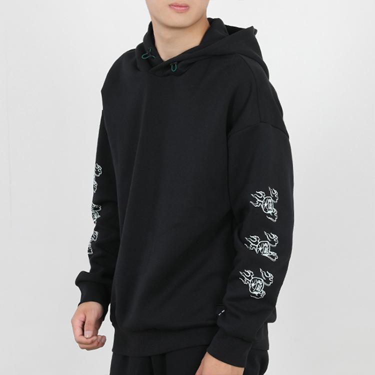 Adidas Casual Sports Hoodie Men Tops Black GM4448
