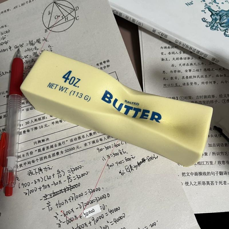 Soft Slow Rebound Butter Stick Squeeze Toy Fidget Silicone Stress Reducing Cheese Stick Gadget Fun Anti-Anxiety Gift