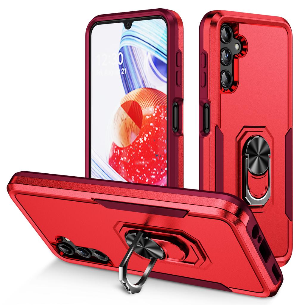 Нескользящий чехол с кольцом на палец для Samsung Galaxy A14 5g A52 A52s A53 A73 A33 A13 S23 Ultra S22 Plus S21 S20 Fe, сумка для телефона
