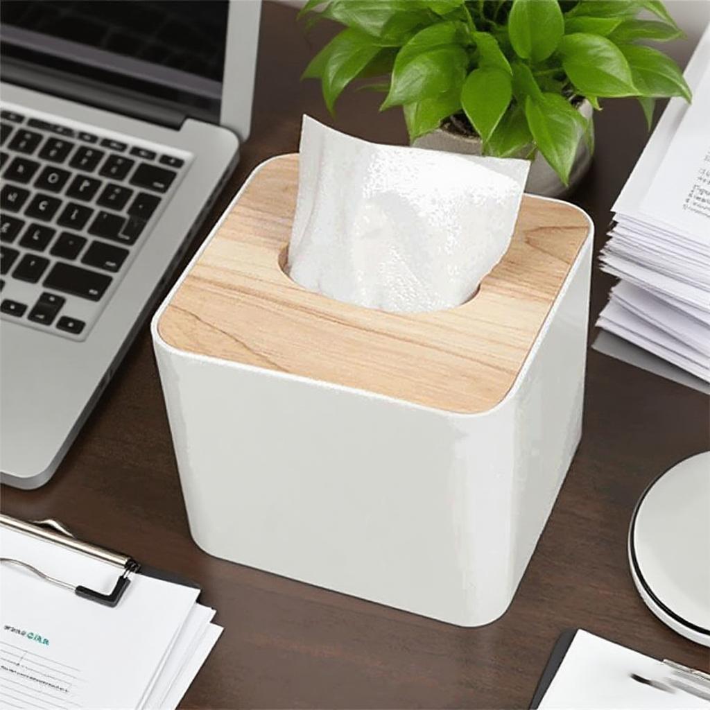 1pc/2pcs-Tissue Box Napkin Holder Case Paper Box Container Bamboo Cover Solid Wood Hotel Storage Box Home Table Decoration
