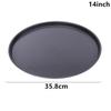 10/11/12/14 дюймов Форма для выпечки пиццы Антипригарная из углеродистой стали Противень для пиццы Круглый лист для выпечки для домашней пиццы Формы для духовки Кухонный инструмент
