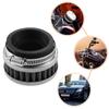 uxcell Universal 48-50mm Motorcycle Air Filter Round Taper Replacement Straight Cylindrical Silver Tone