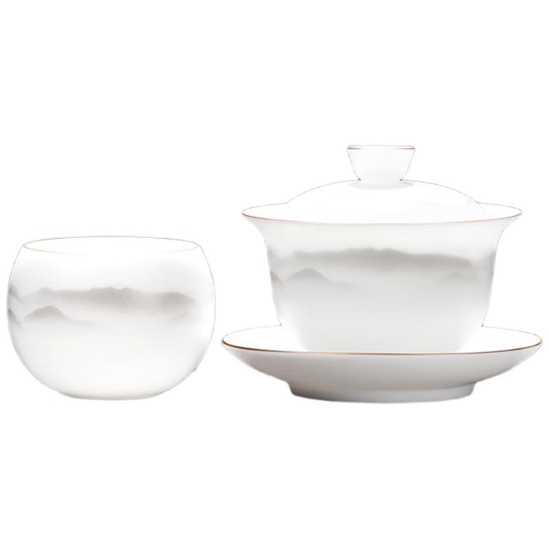 Авторские фарфоровые чайные наборы Гайвань