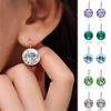 Pretty Drop Crystal Earrings Fashion Jewelry Women Exquisite Dangle Ball