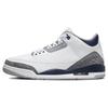Air 3 Retro Midnight Navy Мужские кроссовки Белый цементно-серый Черный CT8532-140