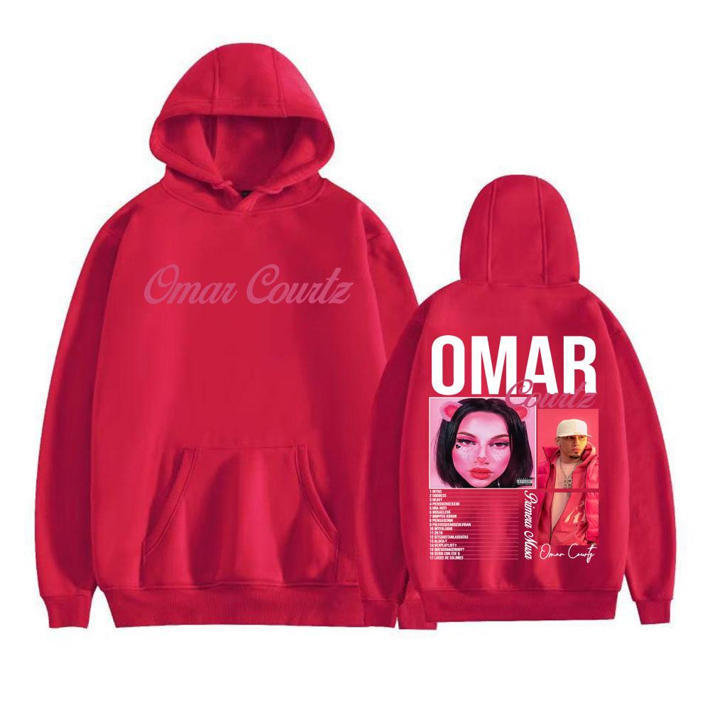 Rapper Omar Courtz Primera Musa Tour Cover Hoodies Men Women Clothing Retro Aesthetic Sweatshirts High Quality Bodywarmer Hoodie