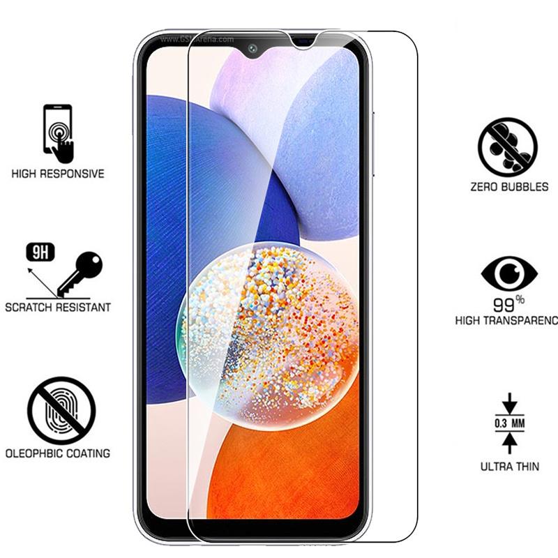 Супер стекло, полная защита, устойчивое к падениям, прозрачное HD закаленное стекло, экран + защита объектива для камеры Samsung Galaxy A05 A05S A15 A25 A35 A55 S23 FE S24