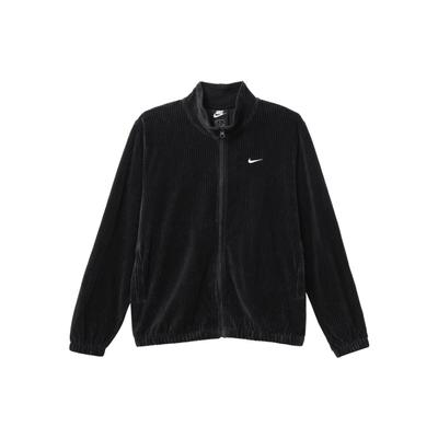 Куртка из вельвета с логотипом на молнии, женские куртки, черные DO2920-010