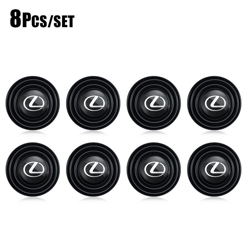 CSHE9 Car Door Shock Absorber Gasket Sticker Soundproof Protector Pads For Lexus FSPORT LBX NX RX 350h 450h ES UX 300e GS GX IS LS LX