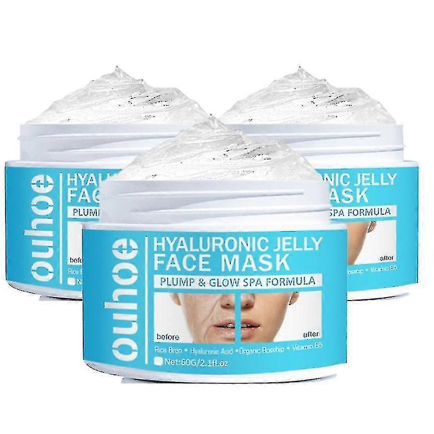 Ouhoe Hyaluronic Acid Anti aging Gel Mask Fades Fine Lines, Moisturizes And Moisturizes The Skin, Skin Care Mask 4044829571781