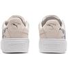 (WMNS) PUMA Platform Floral Flowers Casual Low Tops Skateboarding Shoes Beige Women's 370806-04