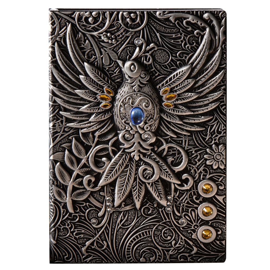 3D-журналы ручной работы, винтажные журналы, дорожный дневник с линованной бумагой, крутой кожаный альбом для рисования, журналы для записей, подарок для женщин, мужчин и ботаников