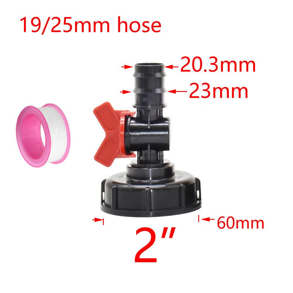 Адаптер для IBC-бака для фермы, резьба 1/2", 3/4", 1", клапан для полива, сменный клапан, садовые водяные разъемы, сливная муфта
