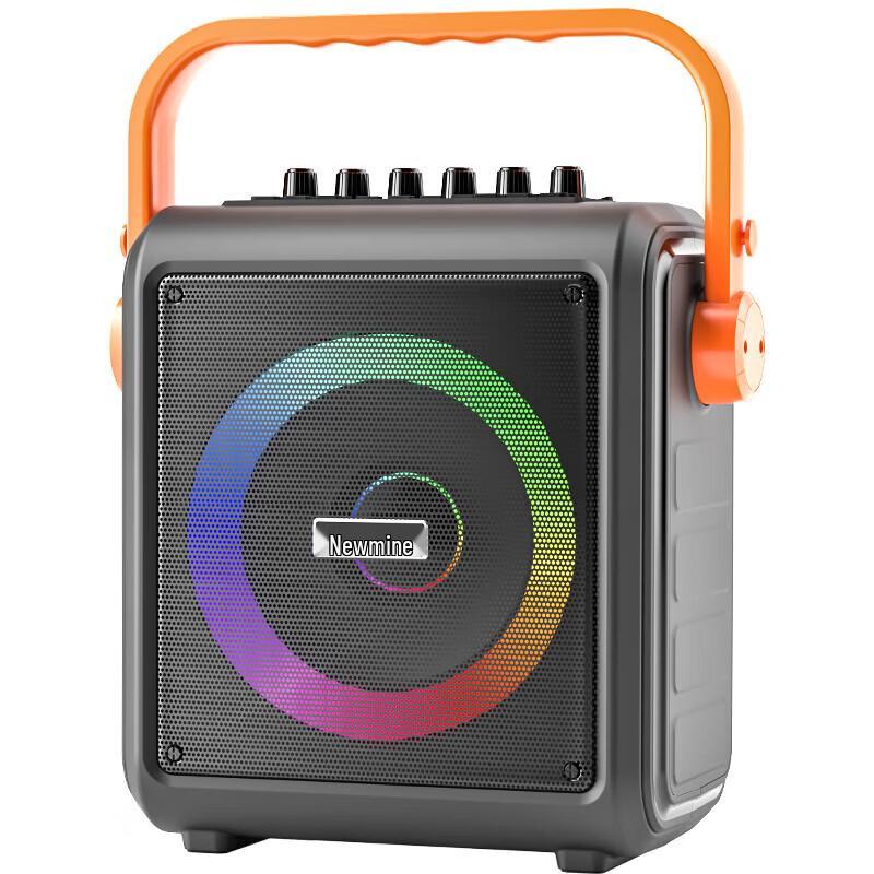 Портативная уличная Bluetooth-колонка Newmine K509 с микрофоном, штекер CN (адаптер в комплекте)