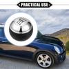 VekAuto Мини R50 R53 2000-2006 6-ступенчатая механическая ручка переключения передач для Mini Cabrio R52 2002-2008 Прочный пластик Черный Серебристый тон