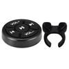 Black Bluetooth Media Button Remote Controller Car Motorcycle Bike Steering Wheel MP3 Music Play For IOS Android Phone Tablet