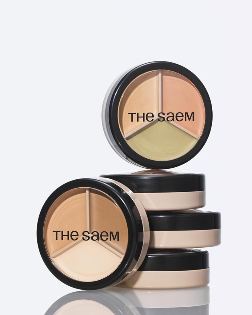 The Saem Cover Perfection Тройной консилер-стик #01 Correct Beige (Официальный сайт THE SAEM)