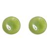 Summer small fresh tea geometric circle stud earrings retro Hong Kong style versatile temperament round button earrings women's earrings