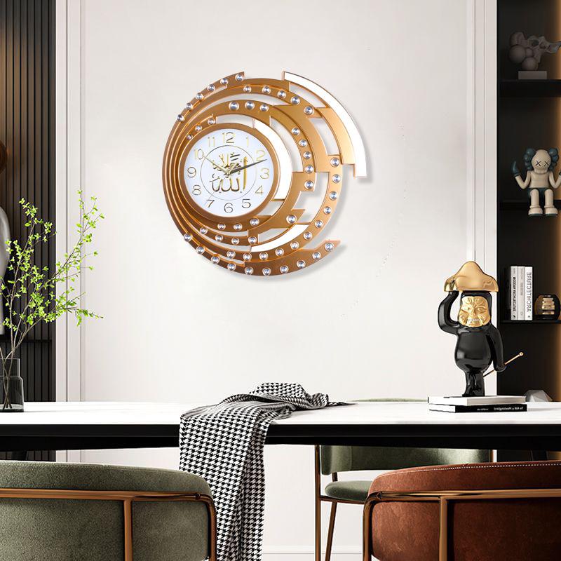 Часы и Настенные часы Гостиная Современные Простые Легкая Роскошь Часы Креативные Домашние Модные Настенные часы Атмосферные Настенные часы