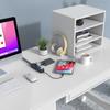Vantisan USB-хаб с блоком питания USB-хаб высокоскоростной USB-хаб 7 портов расширения 1 порт для зарядки USB-расширение с независимым переключателем AC-адаптер