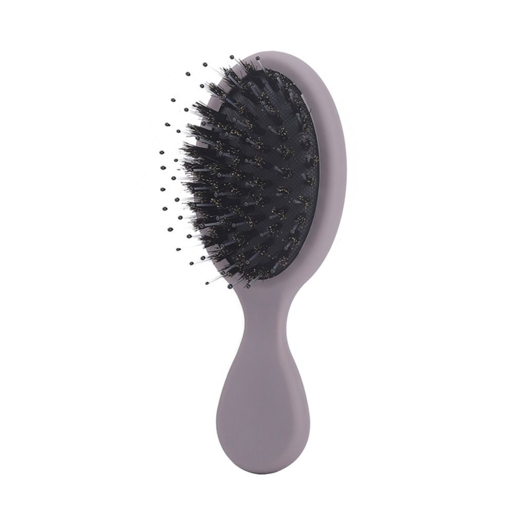 Lightwear Pocket Wet Brush Pig Bristle Massage Comb Portable Hair Comb  Holiday Vocation