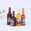 10Pcs 1:12 Dollhouse Miniature Drinks Wine Model Dolls Kitchen Accessories