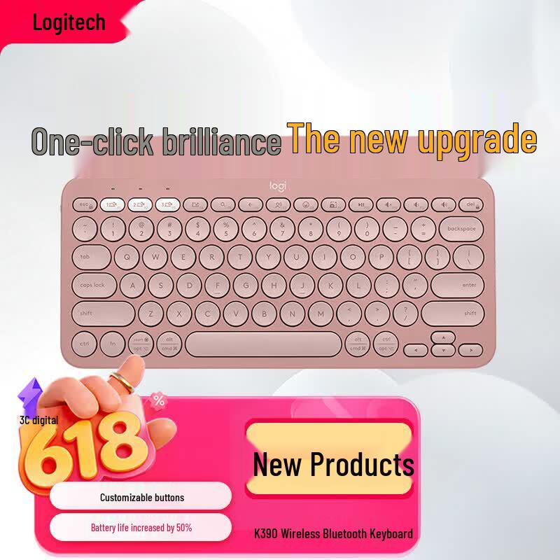 Logitech Беспроводная Bluetooth-клавиатура K390