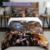 3pcs Duvet Cover Set (1*Duvet Cover + 2*Pillowcase, Without Core), Final Fantasy Print Bedding Set, Bedroom Decor, All‑Season, Birthday Gift
