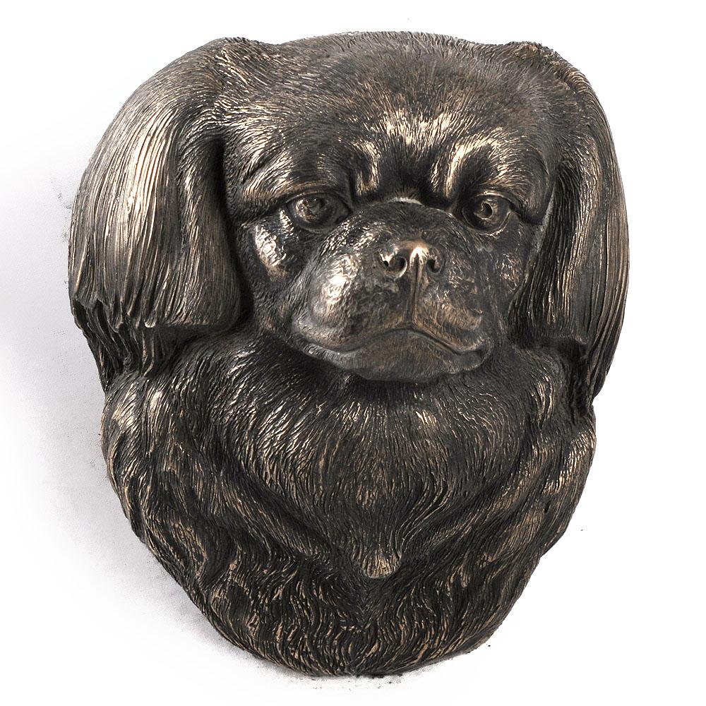 Tibetan Spaniel - Dog Statue, Hanging Bust, Unique Decoration for Dog Lover by Art-Dog Brand
