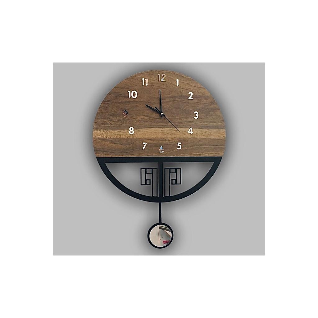 Деревянные настенные часы с бесшумным маятником, Часы с маятником, Настенные часы, Деревянные часы, Деревянные настенные часы