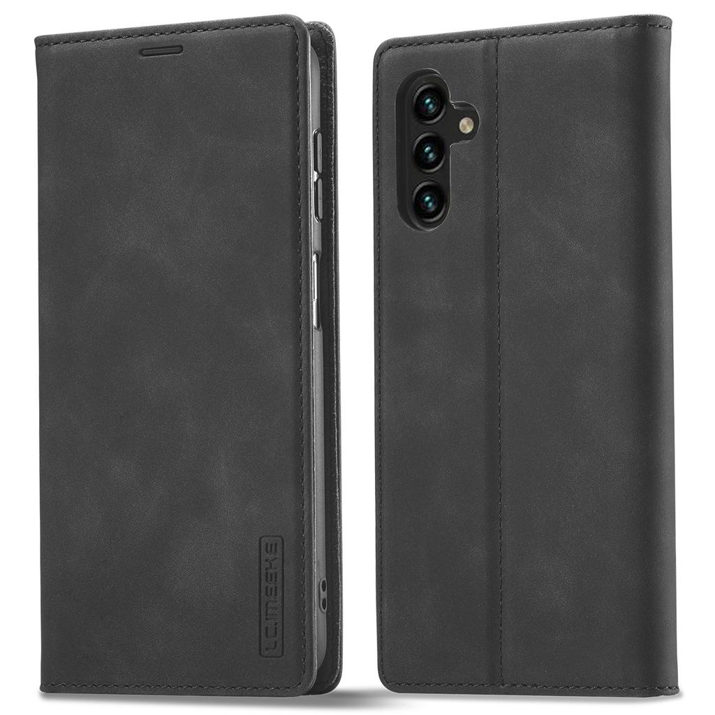 LC.IMEEKE Для Samsung Galaxy S24 FE Чехол Кошелек Микрофибра Кожа Чехол для телефона