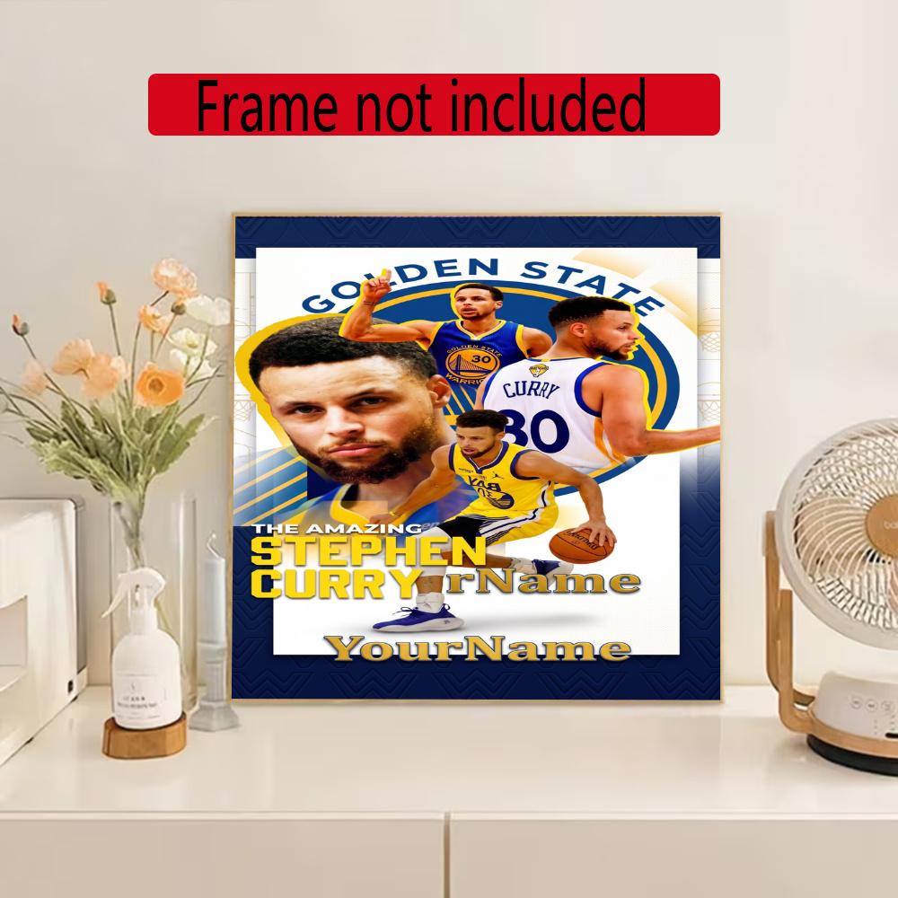 Curry Customize Text Diamond Painting Round Diamond Mosaic Suitable For Beginners Diamond Painting Rhinestones Gift Frameless