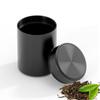 Mini Tea Can Metal Box Stainless Steel Portable Sealed Jar Travel Moisture-proof Solid Color Nut Candy Food Storage Container
