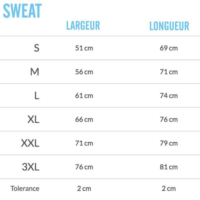 Sweat - Désolé Je Peux Pas - Noir - Manches longues - Col classique