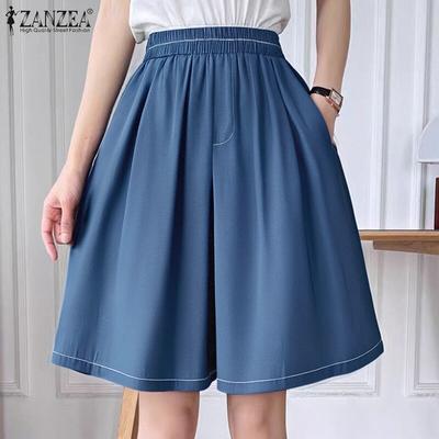 Женские повседневные свободные шорты-бермуды с широкими штанинами