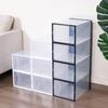 Transparent Shoe Box Stackable Design High Strength Large Capacity Dustproof Clear Shoe Organizer Magnetic