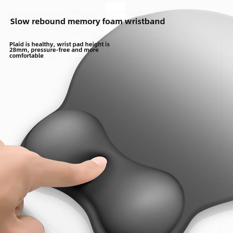 Bow Shaped Mouse Pad, Wrist Guard, Hand Rest, Men's and Women's Computer Esports Large Wrist Rest, Ergonomic Wrist Rest, Women's