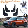 4x for Chevrolet TrailBlazer 2022 2023 2024 MudFlaps Mudguards Splash Guards Fender Flare Front Rear Wheels Car Accessories