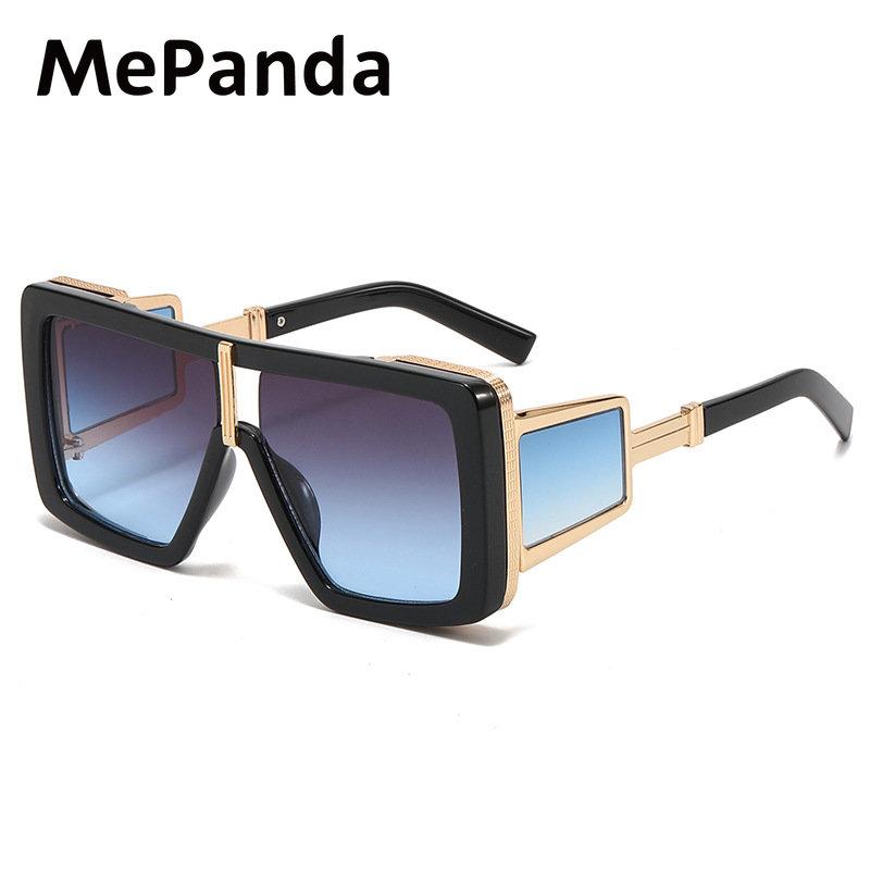 Цельные солнцезащитные очки MePanda унисекс в ретро-коробке, UV400