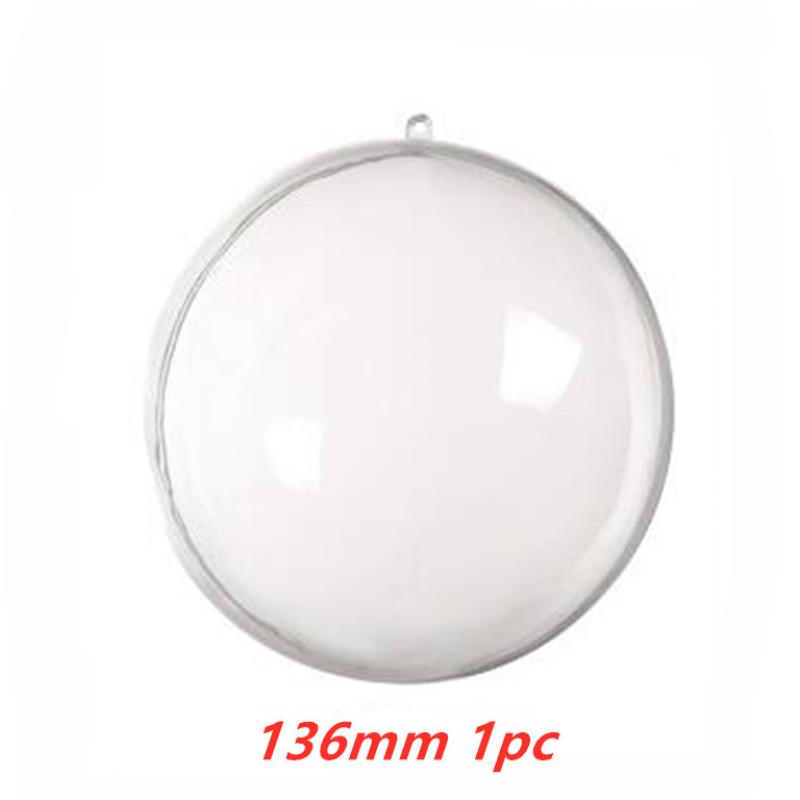 Прозрачный полый пластиковый шар, используемый в качестве рождественского украшения, коробки для конфет и подвески вечных цветов