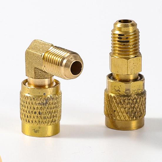 Латунный адаптер для хладагента Устойчивый к ржавчине и коррозии R32/R454B Кондиционер Обратный